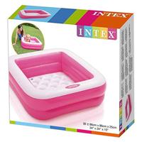 Intex babybadje 85x85x23 cm assorti + reparatiesetje - thumbnail