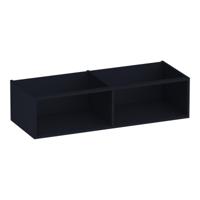 Brauer Flourish - Bijkast - 120 cm - met 2 Opbergvakken - Mat Zwart - thumbnail