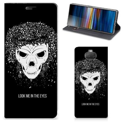 Mobiel BookCase Sony Xperia 10 Skull Hair Mobiel BookCase Sony Xperia 10 Skull Hair