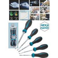 Hazet HEXAnamic Schroevendraaierset Werkplaats 5-delig Plat, Kruiskop Phillips - thumbnail