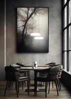Trio Led hanglampCeleste Ø 22cm - smoke glas - 354910132 - thumbnail