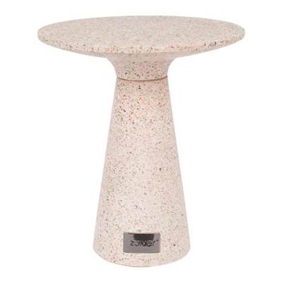 Zuiver Ronde Bijzettafel 'Victoria' Terrazzo, 41cm