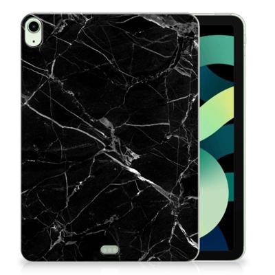 iPad Air (2020/2022) 10.9 inch Tablet Back Cover Marmer Zwart - Origineel Cadeau Vader iPad Air (2020/2022) 10.9 inch Tablet Back Cover Marmer Zwart - Origineel Cadeau Vader