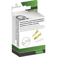 Quadrios 1908C180 Assortiment kabelschoenen 0.50 mm² - 1 mm² Messing, Transparant 100 onderdelen - thumbnail