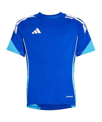 adidas Tiro 25 Competition Trainingsshirt Kids Blauw Lichtblauw Wit