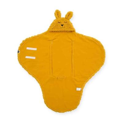 Jollein wikkeldeken Bunny mustard Jollein wikkeldeken Bunny mustard