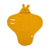 Jollein wikkeldeken Bunny mustard - thumbnail