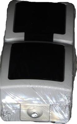 Kopp 138556008 Nautic Uitschakelaar, Wisselschakelaar, Wandcontactdoos met randaarde en klapdeksel spatwaterdicht Grijs 1 stuk(s) Kopp 138556008 Nautic Uitschakelaar, Wisselschakelaar, Wandcontactdoos met randaarde en klapdeksel spatwaterdicht Grijs 1 stuk(s)