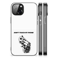 Apple iPhone 13/14 | Telefoon Hoesje | Gun Don&apos;t Touch My Phone - thumbnail