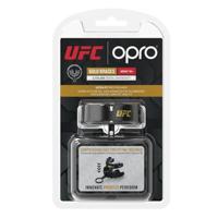 Opro 791003 UFC Gold Ultra Fit Mouthguard Braces - Black-Silver - SR - thumbnail