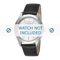 Esprit horlogeband ES107792-001 Leder Zwart - thumbnail