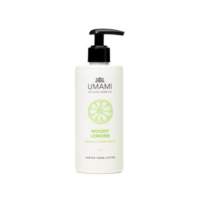 Umami Exclusive Cosmetics Woody Lemons Caring Hand Lotion Bergamot & Ceder 300ml