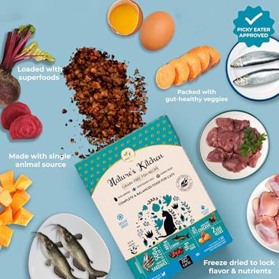 PAWFECT FREEZE DRIED FOODS CAT FISH RECIPE 250 GR - thumbnail