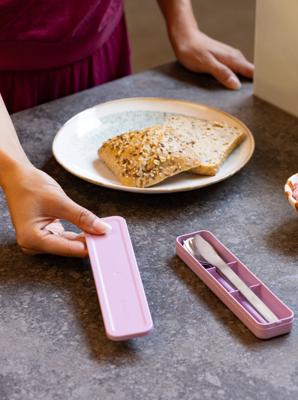 Brabantia Make & Take Bestekset 3-delig Lilac pink Brabantia Make & Take Bestekset 3-delig Lilac pink