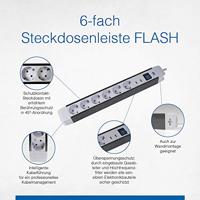 AS Schwabe 18666 Overspanningsveilige stekkerdoos Wit, Zwart Randaarde stekker 1 stuk(s) - thumbnail