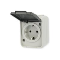 ELSO stopcontact 4555009 16A AquaTop licht/basisgrijs Grijs 1 stuk(s) - thumbnail