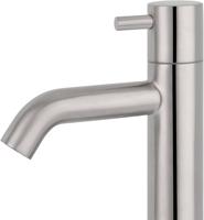 Saqu Eurotrend fonteinkraan met greep geborsteld nikkel - thumbnail