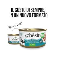 SCHESIR Complements Tuna with red mullet in jelly - nat kattenvoer - 70g - thumbnail