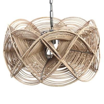 PTMD hanglamp yena rattan naturel 57 cm | 2 stuks