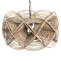 PTMD hanglamp yena rattan naturel 57 cm | 2 stuks - thumbnail