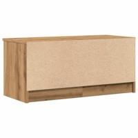 Tv-meubelen 2 st 80x35x36,5 cm bewerkt hout artisanaal eiken - thumbnail