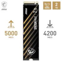 MSI SPATIUM M461 PCIe 4.0 NVMe M.2 2TB - thumbnail