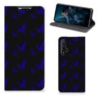 Honor 20 | Huawei Nova 5T Hoesje met Magneet Vlinder Patroon - thumbnail