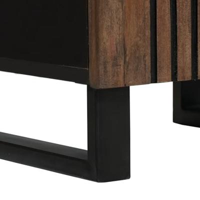 Badkamermeubelsets met lade met plank Gestreept met opslag met de deur Bruin 38 x 33 x 160 cm Badkamermeubelsets met lade met plank Gestreept met opslag met de deur Bruin 38 x 33 x 160 cm