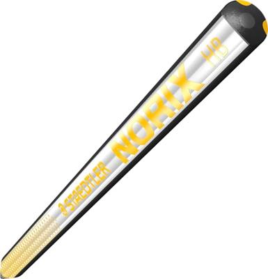 Staedtler Norix grafietpotlood, HB, met slijper en gom, geel, blister van 2 stuks