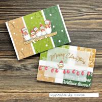 Vaessen Creative • clear stamps kerstkippen 1 12st. - thumbnail