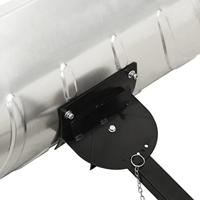 VidaXL Handmatige sneeuwschuiver met wielen - thumbnail