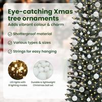 VidaXL Kunstkerstboom met 300 led groen 210 cm pvc en plastic en staal - thumbnail