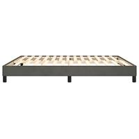 Boxspringframe fluweel donkergrijs 160x200 cm - thumbnail