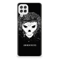 Silicone Back Case Samsung Galaxy A22 4G | M22 Skull Hair - thumbnail