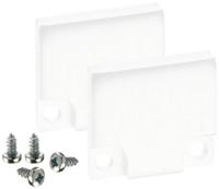 Barthelme 62398613_9010 BARdolino Eindkappen-set Aluminium (l x b x h) 3 x 18.4 x 19.7 mm 2 stuk(s) - thumbnail