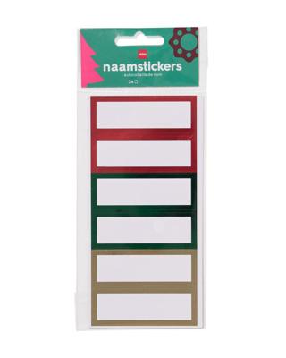 HEMA Naamstickers kerst