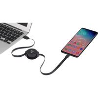 Renkforce RF-4352328 USB-kabel USB 3.2 Gen1 (USB 3.0 / USB 3.1 Gen1) USB-C stekker, USB-A stekker 0.80 m Zwart - thumbnail