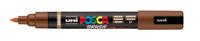 Uni Posca brushmarker pc5br bruin - brushpunt 1-4 mm - thumbnail