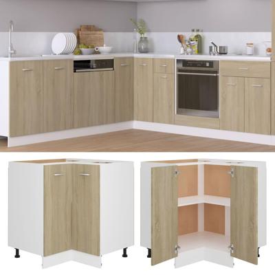Hoekonderkast Lyon 75,5x75,5x81,5 cm sonoma eikenkleurig