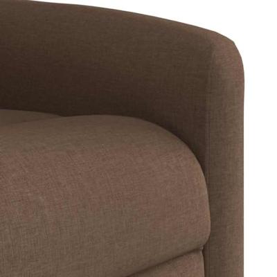 Fauteuil verstelbaar stof bruin Fauteuil verstelbaar stof bruin