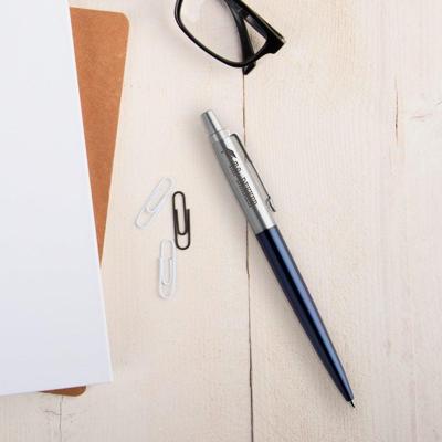 Parker - Jotter - Balpen graveren - Links (Blauw)
