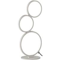 LED Tafellamp 17W Dimbaar Mat Wit Aluminium - Warm Wit 3000K - thumbnail