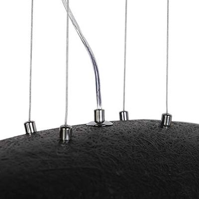 QAZQA Industriële hanglamp zwart met goud 115 cm - Magna