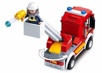 Sluban Fire Brigade small turntable ladder bouwstenen set (M38-B0632)