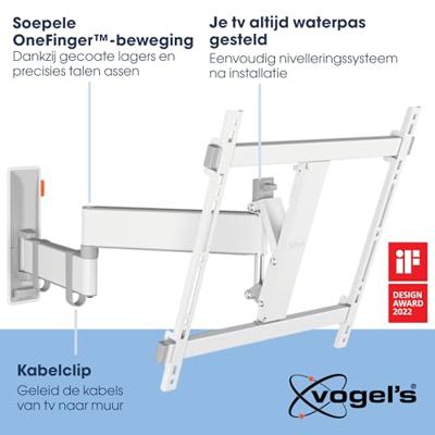 Vogels TVM 3445 Draaibare tv-beugel TV beugel Wit