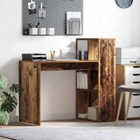 Bureau met plank Oud hout 108 x 55 x 103.5 cm Bewerkt hout - thumbnail