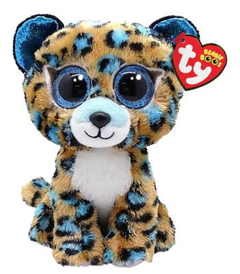 Ty Beanie boo's cobalt leopard, 15cm Ty Beanie boo's cobalt leopard, 15cm