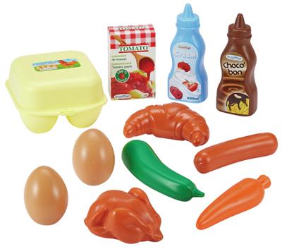 Ecoiffier speeleten ontbijt speelset, 11dlg. Ecoiffier speeleten ontbijt speelset, 11dlg.