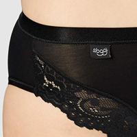 Romance Tai - Kanten dames heup slip - Kanten dames onderbroek - Comfort ondergoed - 44 - Zwart | Dames slip - Onderbroek - Ondergoed - 44 - - 44 - thumbnail