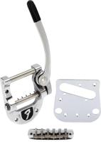 Bigsby B5F Fender Telecaster Vibrato Kit with Fender F Stamp Polished Aluminum vibrato set - thumbnail